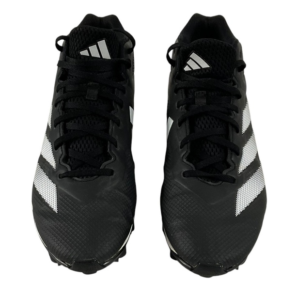 Adidas Adizero Bounce Football Cleats Men’s 11 Black White Mid Top Turf Shoes main image 8